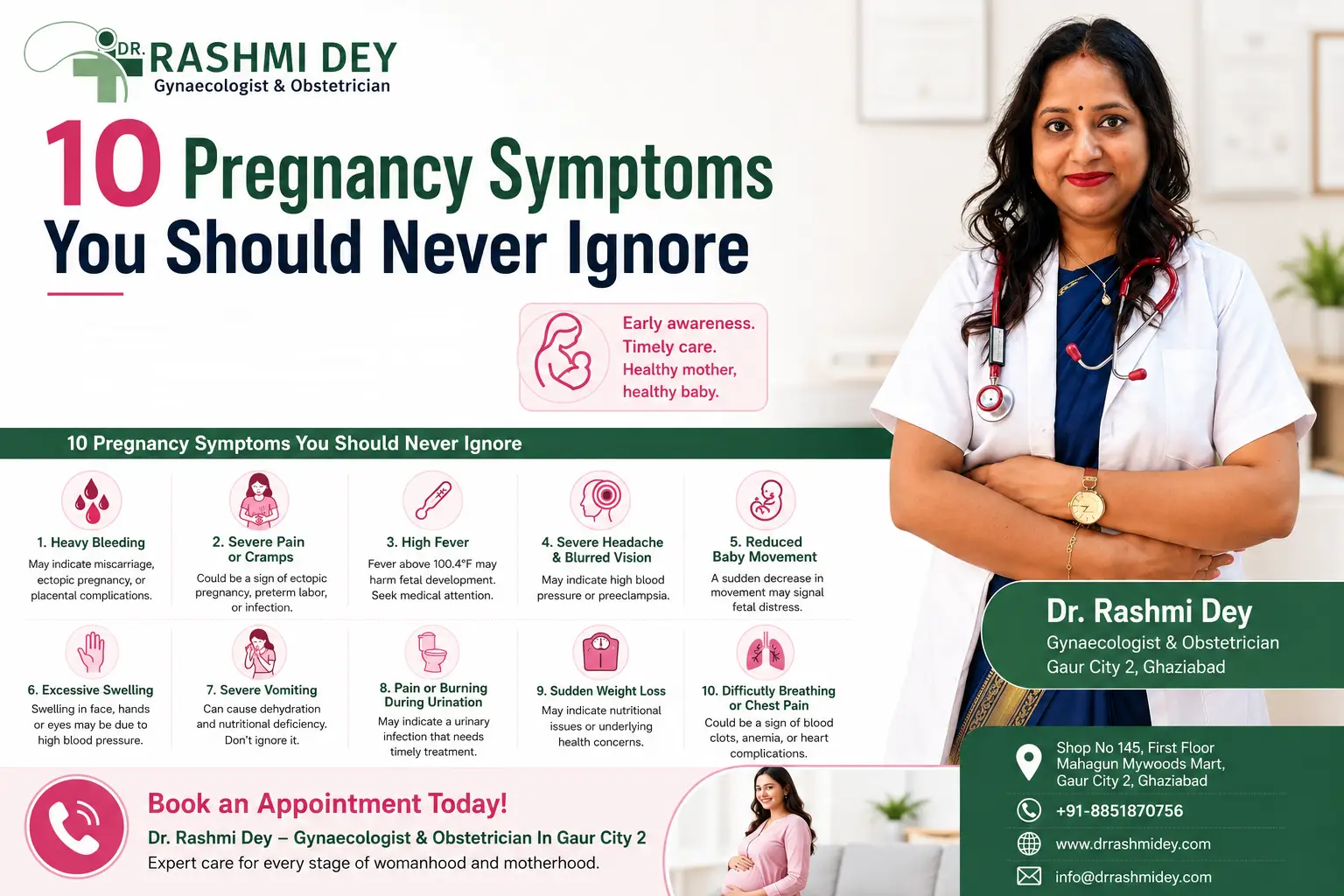 10 Pregnancy Symptoms You Should Never Ignore