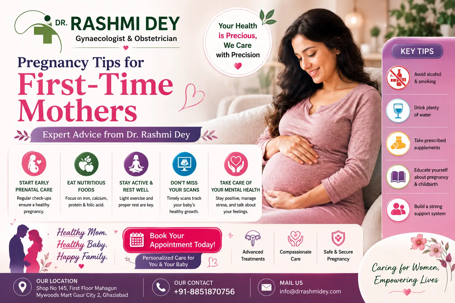 Pregnancy Tips for First-Time Mothers: Expert Advice from Dr. Rashmi Dey