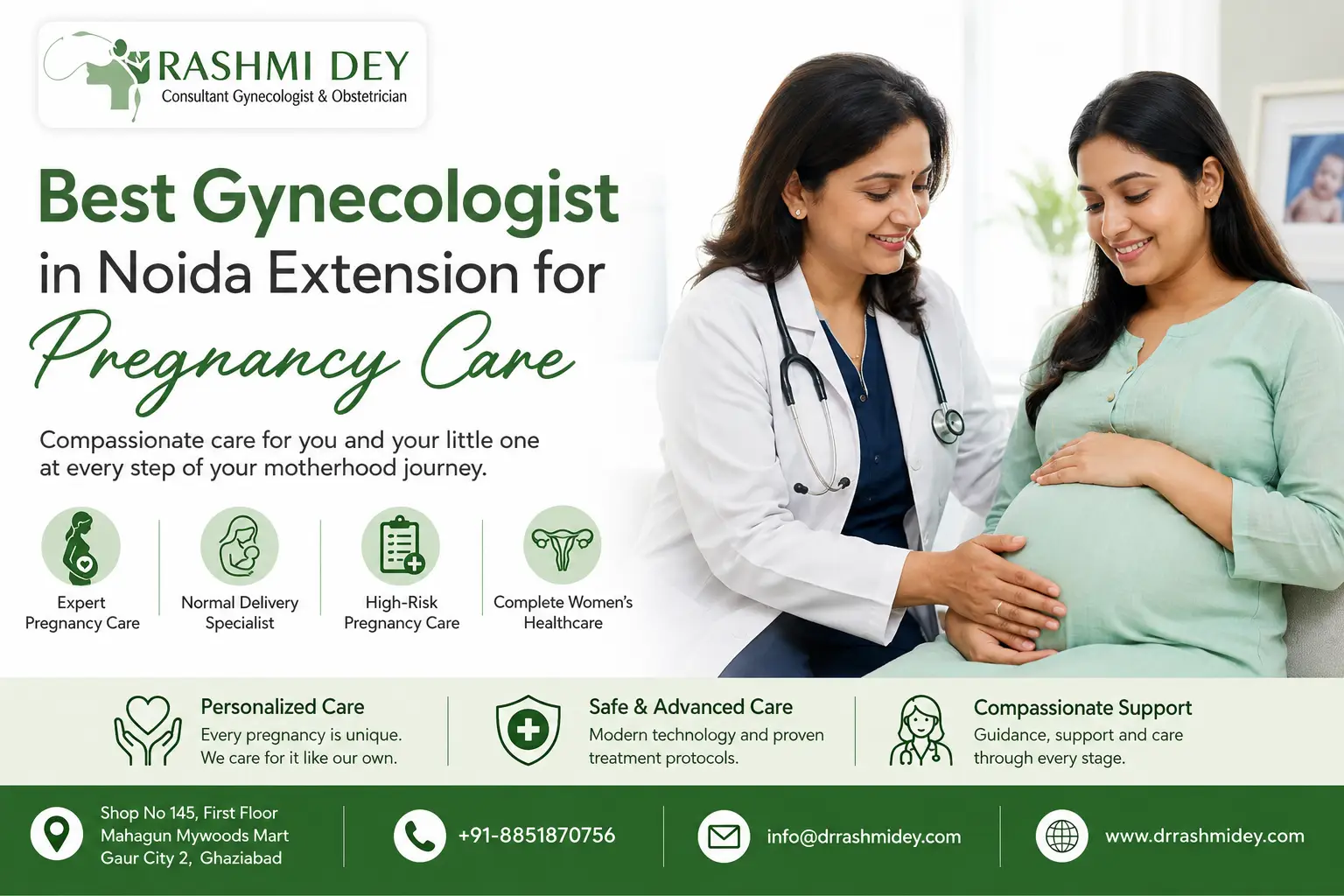 Best Gynecologist in Noida Extension for Pregnancy Care