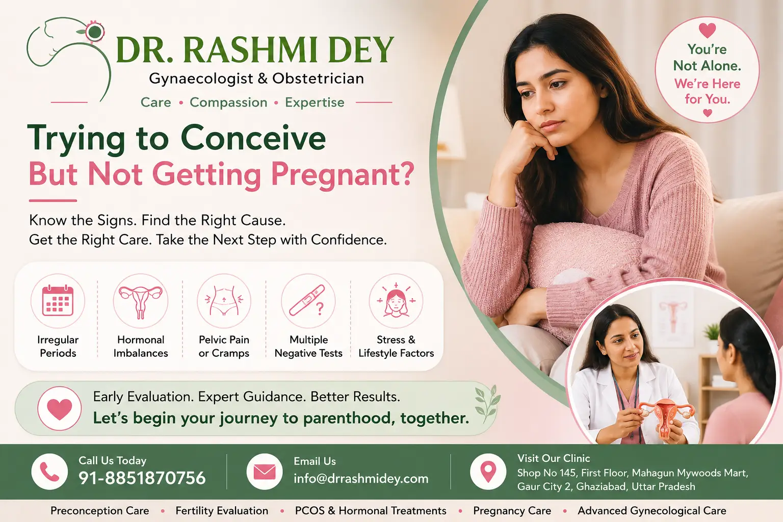 Signs You Can’t Get Pregnant: Symptoms, Causes & Treatment Guide