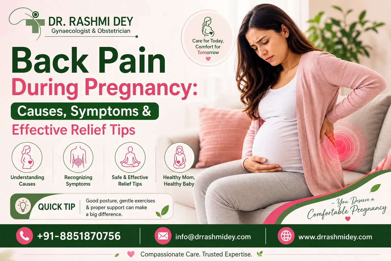 Back Pain During Pregnancy: Causes, Symptoms & Effective Relief Tips