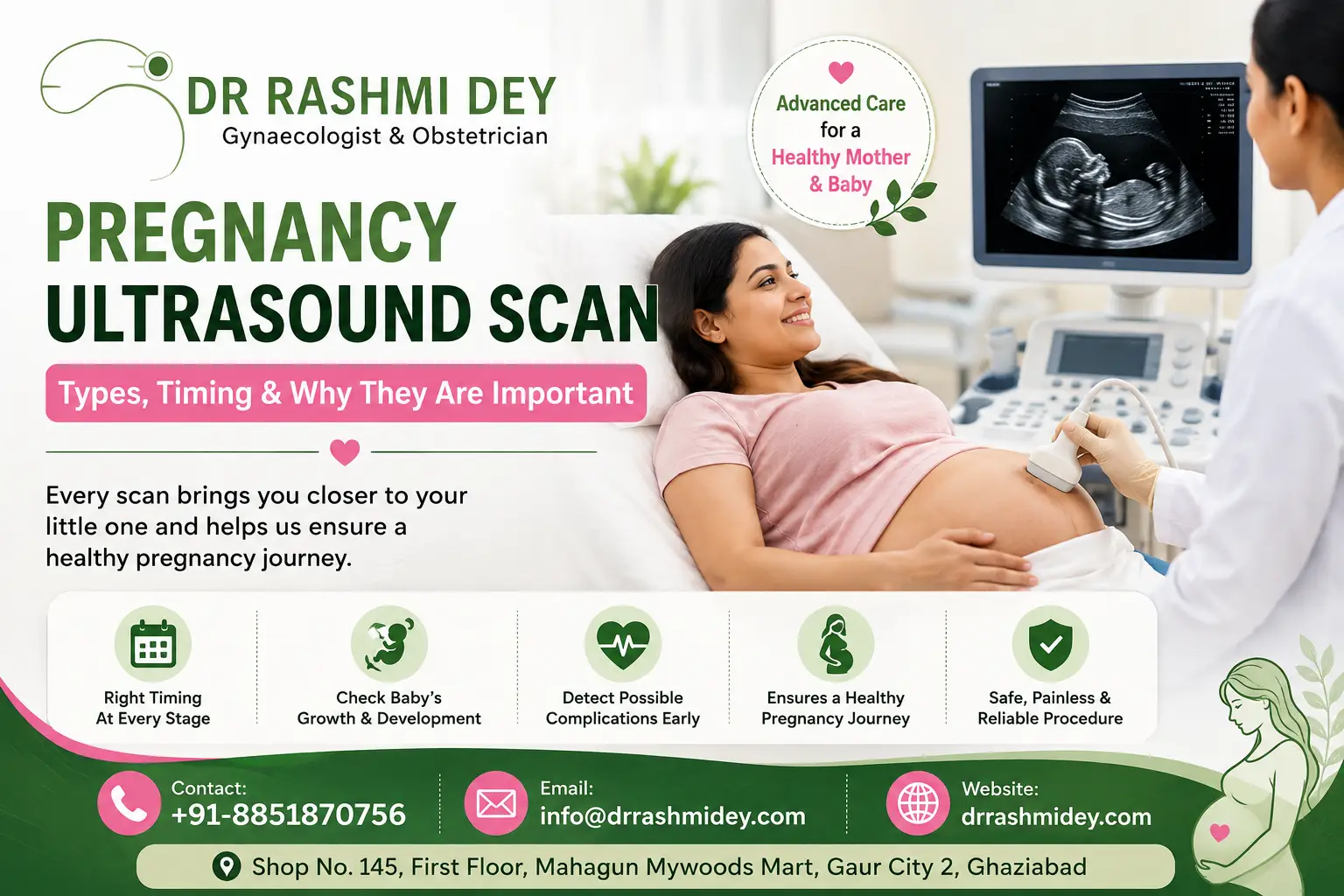 Pregnancy Ultrasound Scan: Types, Timing & Why They Are Important