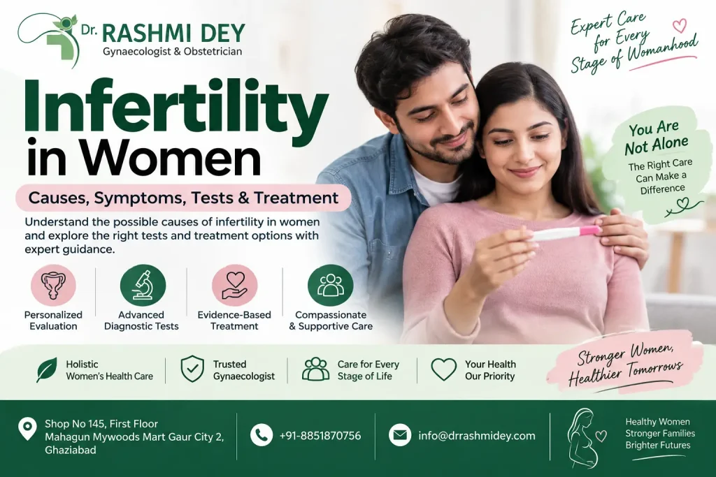 Infertility in Women: Causes, Symptoms, Tests & Treatment