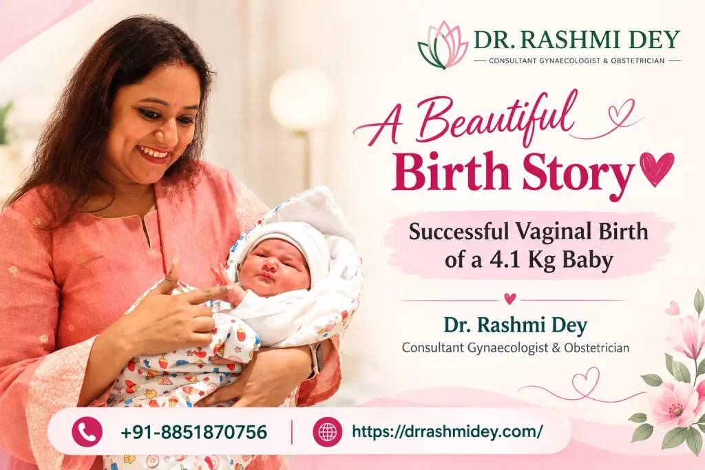 A Beautiful Birth Story: Successful Vaginal Birth of a 4.1 Kg Baby ❤️
