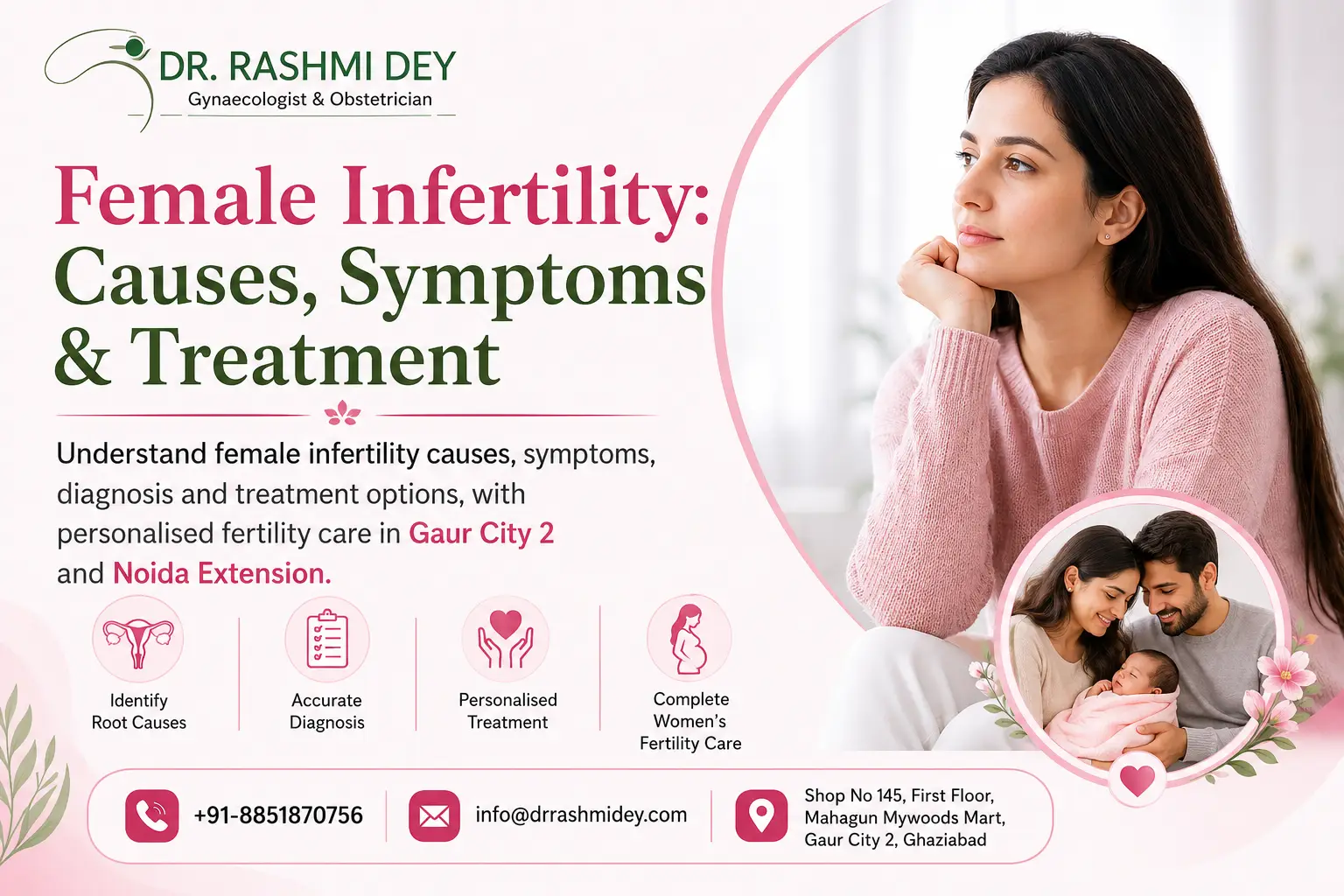 Female Infertility: Causes, Symptoms, Diagnosis and Treatment