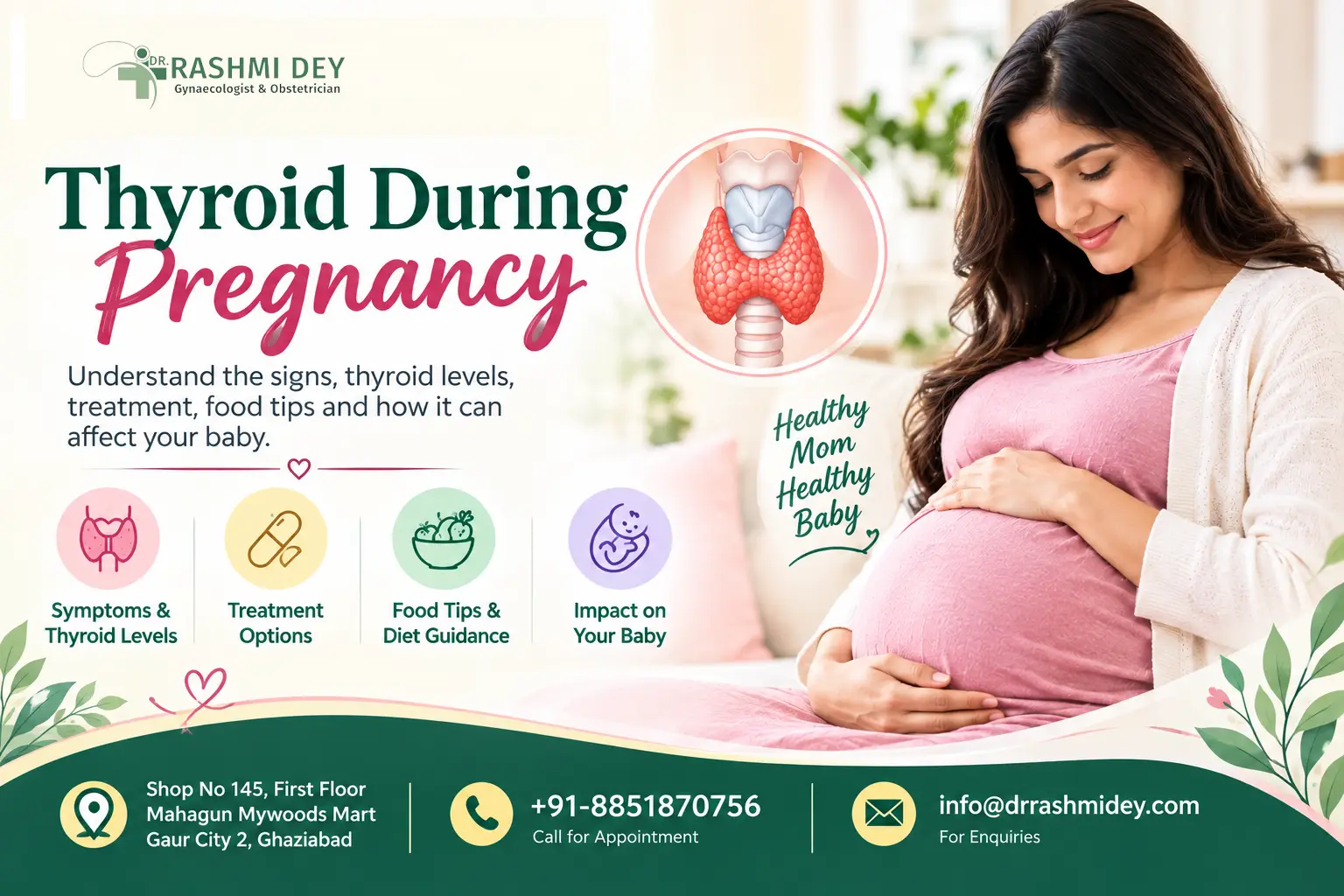 Thyroid During Pregnancy: Symptoms, Levels, Treatment and Food Tips